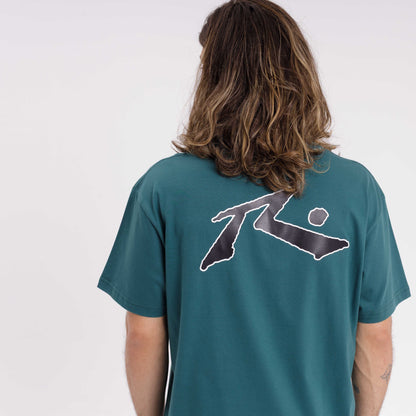 Remera Mc Rusty Competition 2.0 Tee Green B/Black