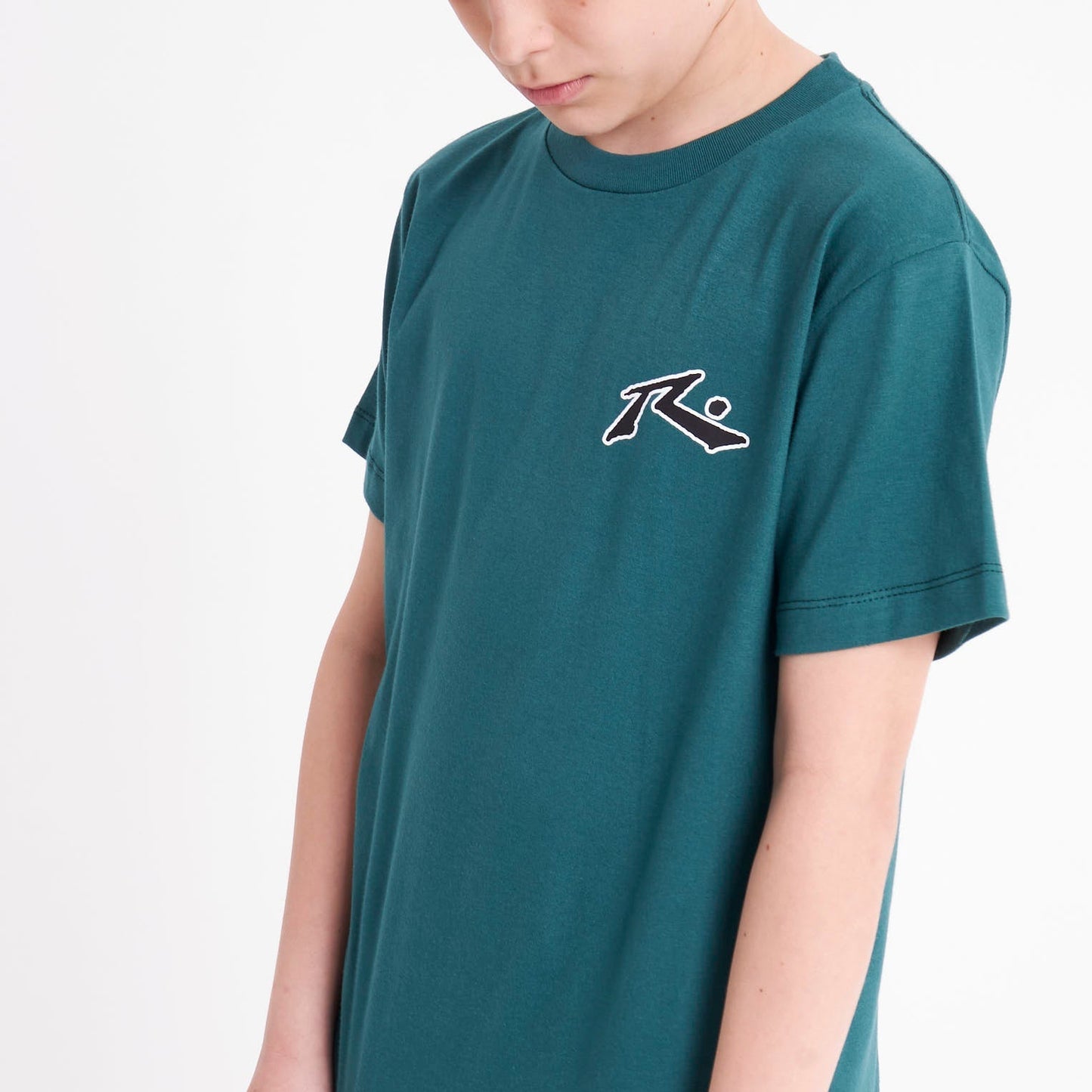 Remera Mc Rusty Competition 2.0 Tee Jr Green B/Black