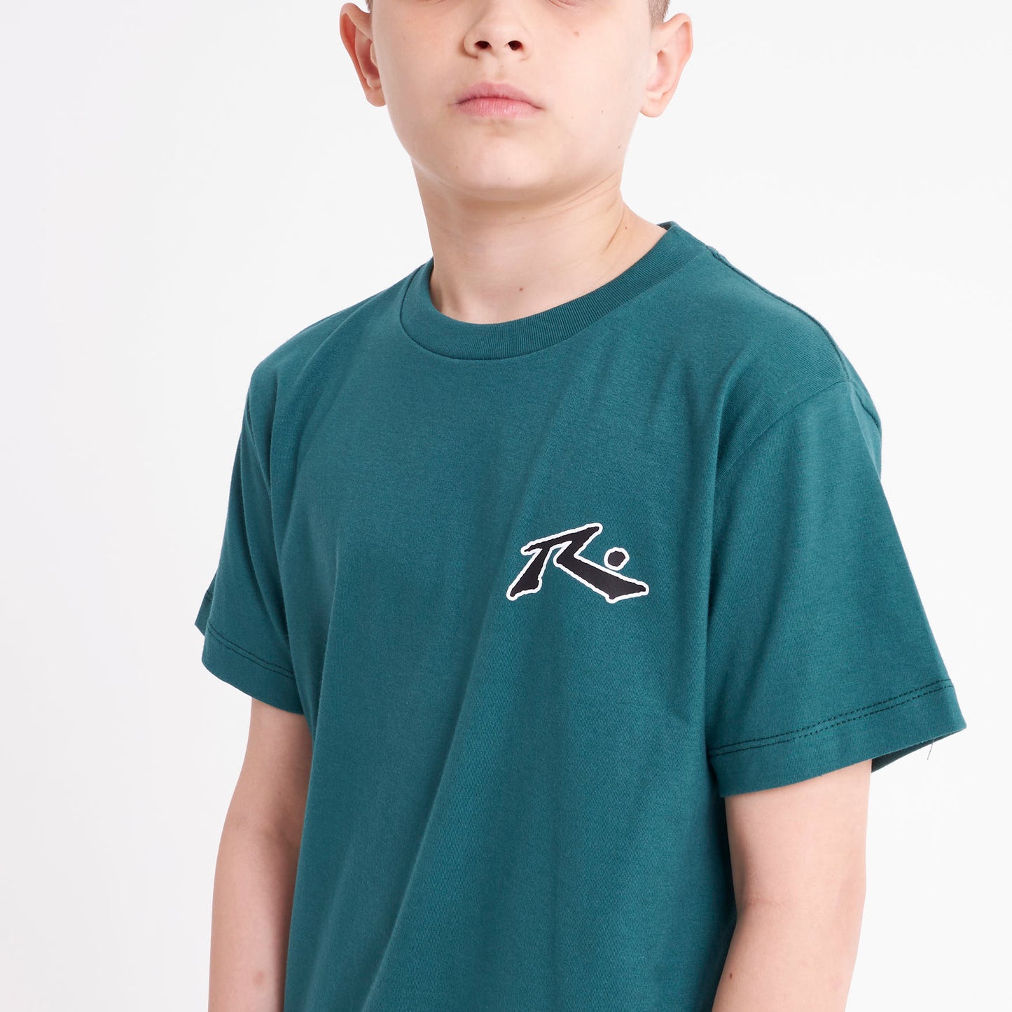 Remera Mc Rusty Competition 2.0 Tee Jr Green B/Black
