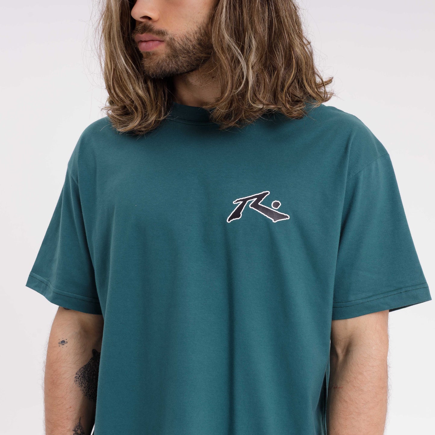 Remera Mc Rusty Competition 2.0 Tee Green B/Black