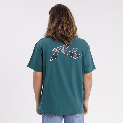 Remera Mc Rusty Competition 2.0 Tee Green B/Black