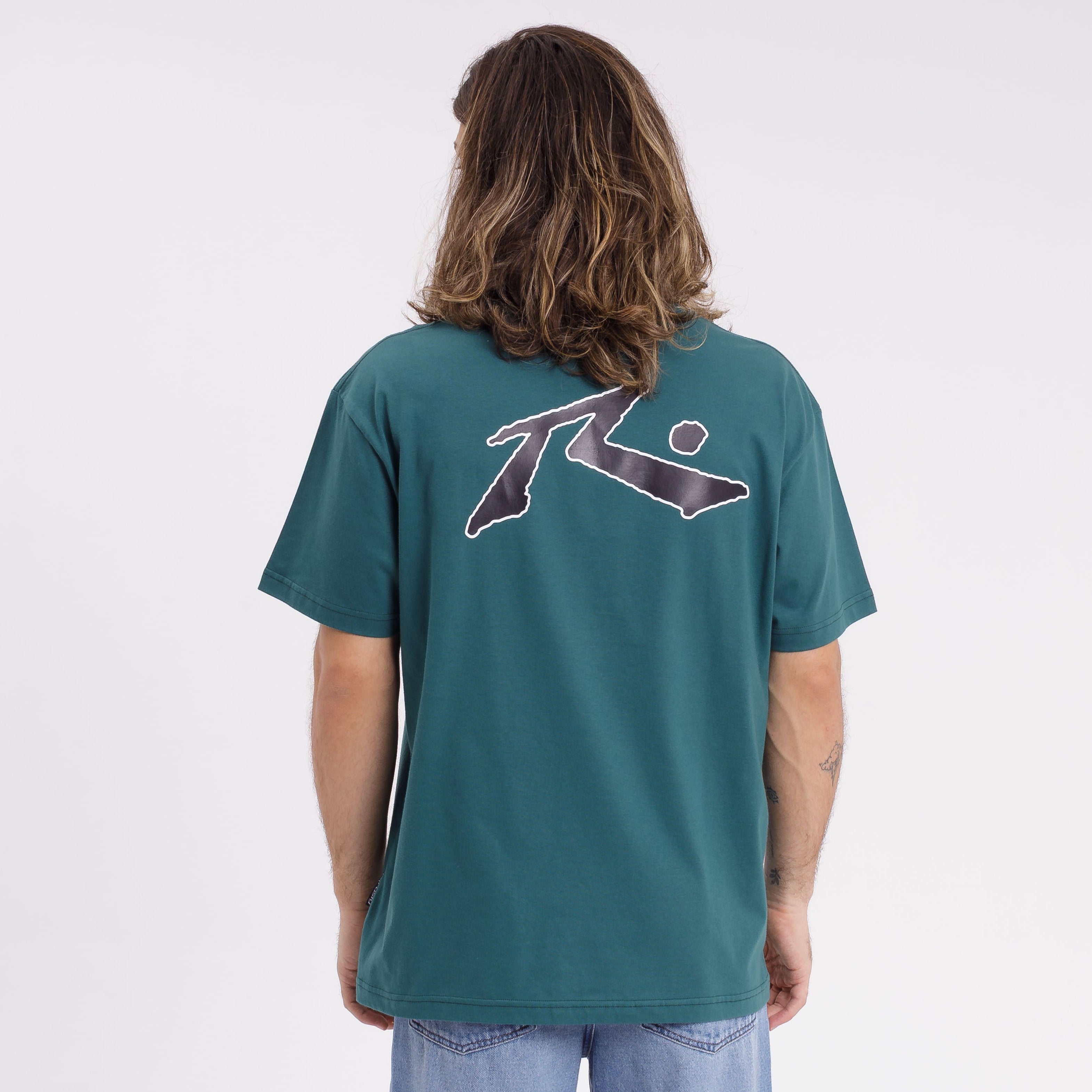 Remera Mc Rusty Competition 2.0 Tee Superbig Green B/Black