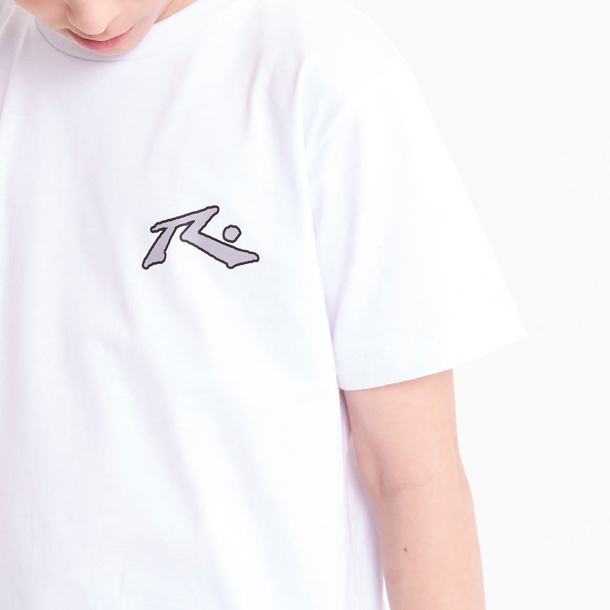 Remera Mc Rusty Competition 2.0 Tee Jr White/Grey