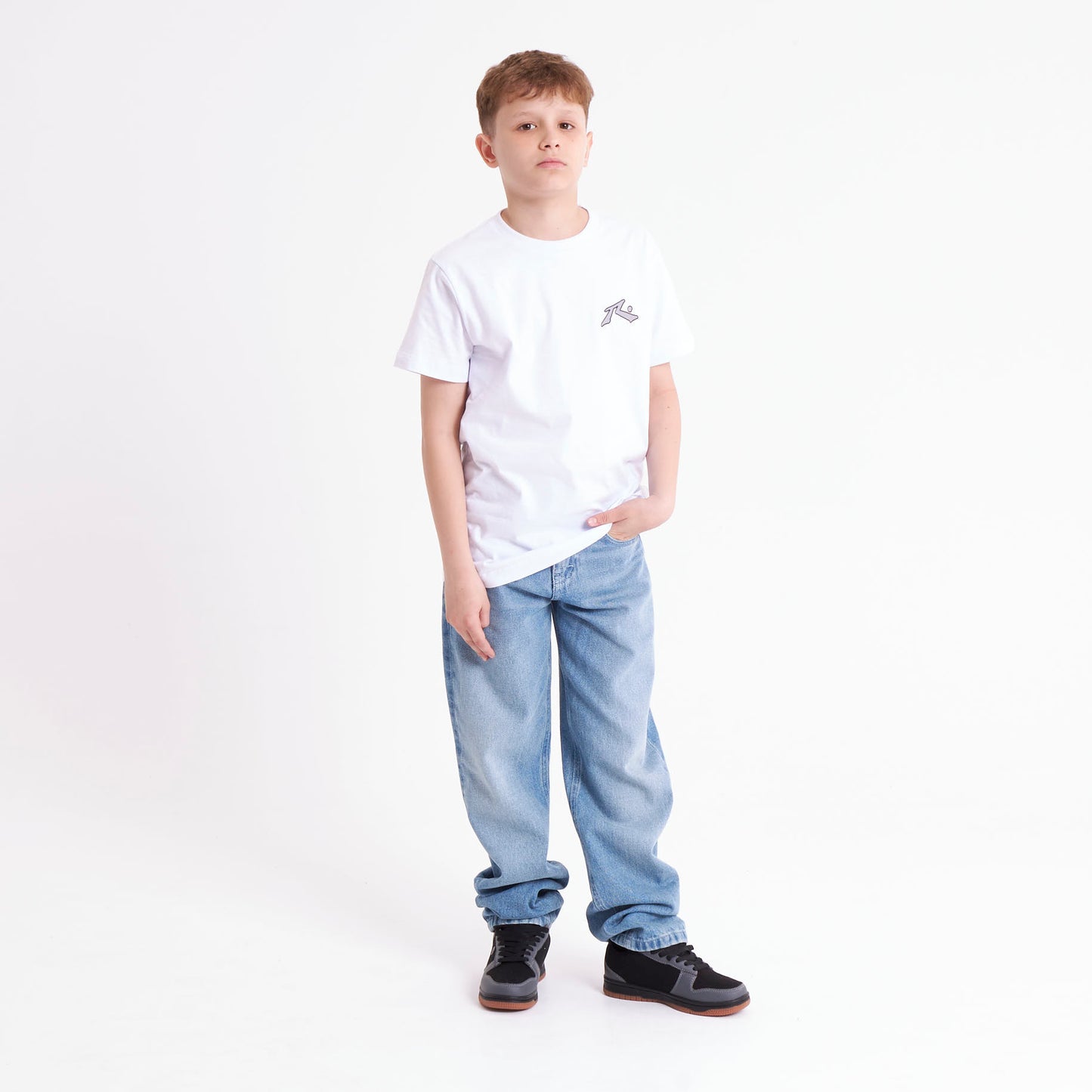 Remera Mc Rusty Competition 2.0 Tee Jr White/Grey