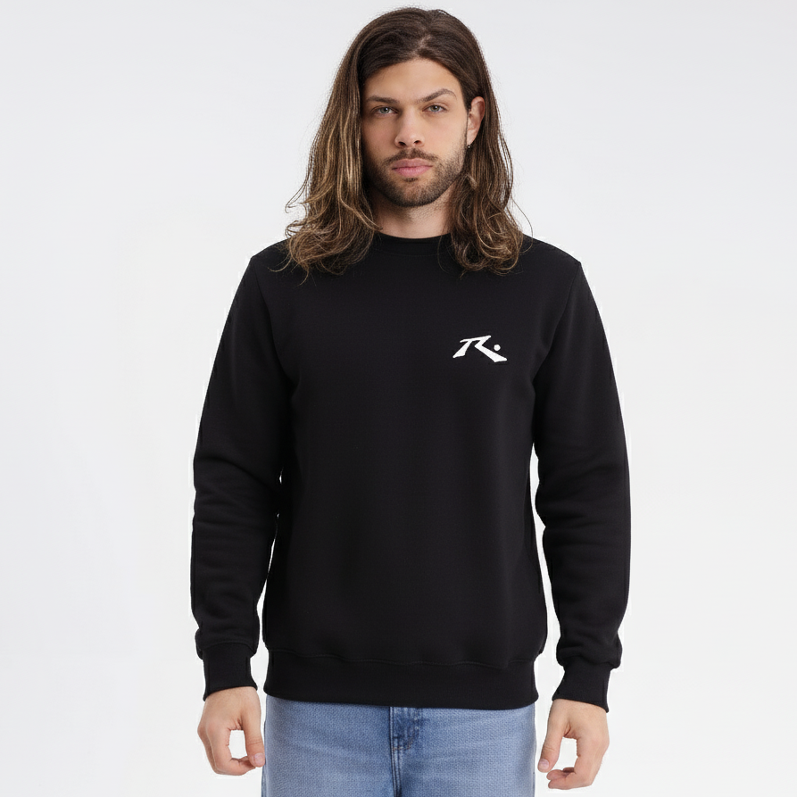 Buzo Rusty Competition Crew Negro