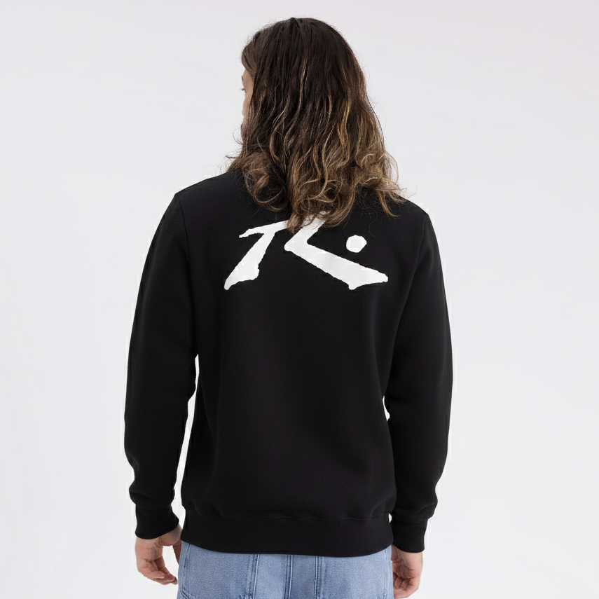 Buzo Rusty Competition Crew Negro