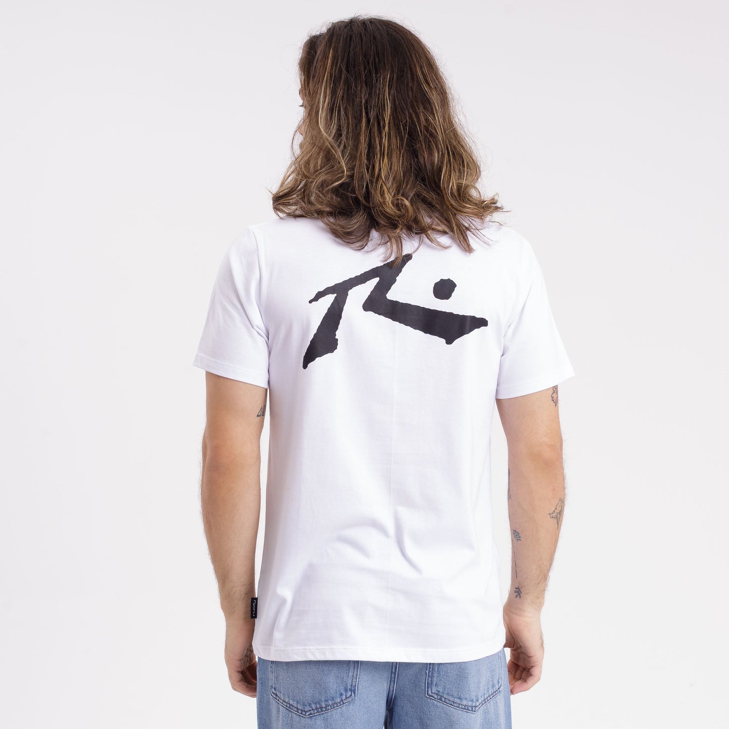Remera Hombre Rusty Competition Blanca