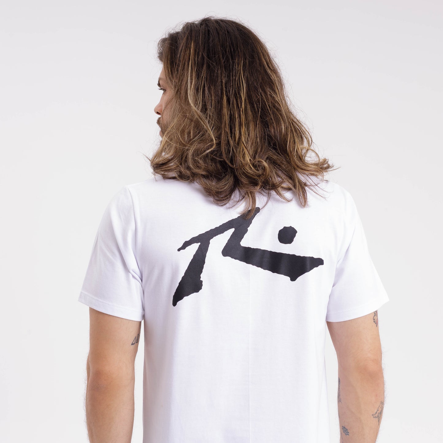 Remera Hombre Rusty Competition Blanca