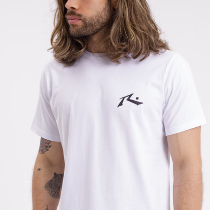 Remera Hombre Rusty Competition Blanca