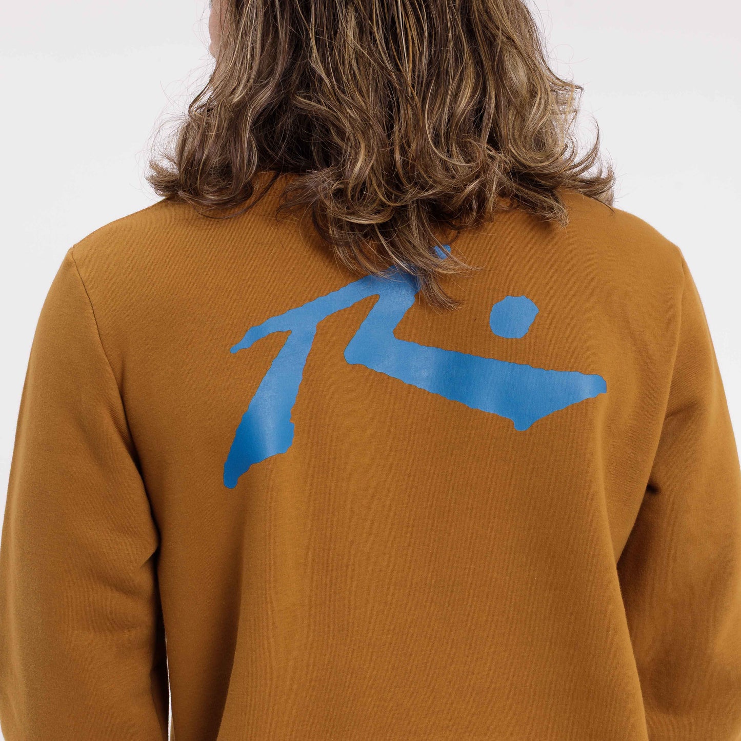 Buzo Rusty Competition Crew Brown S/Blue