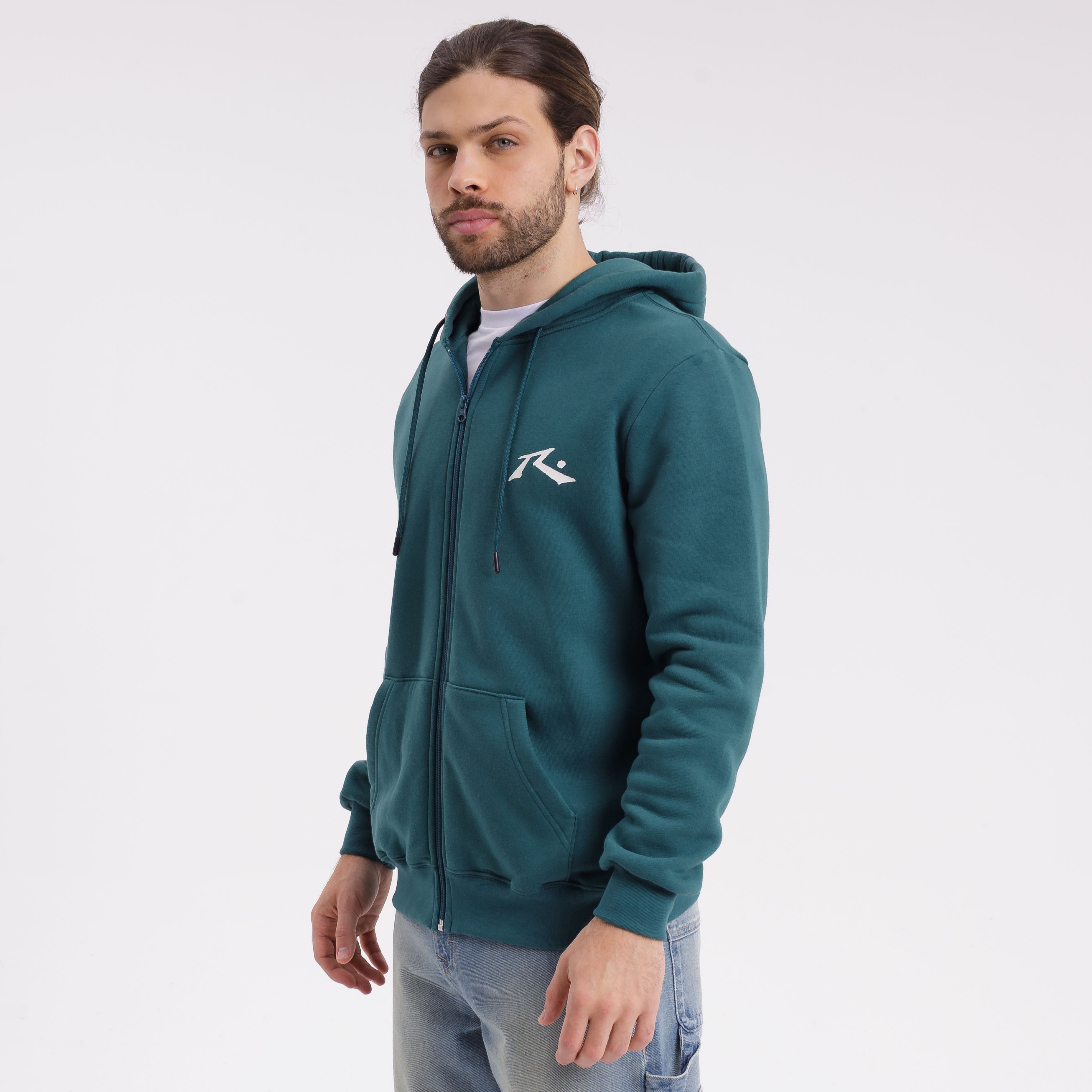 Campera Canguro Rusty Competition Zh Green B/Ecru