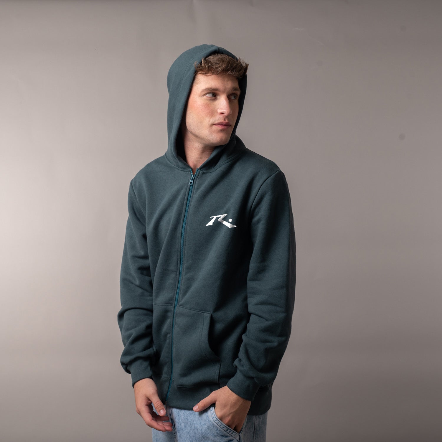 Campera Canguro Rusty Competition Green Gables/White