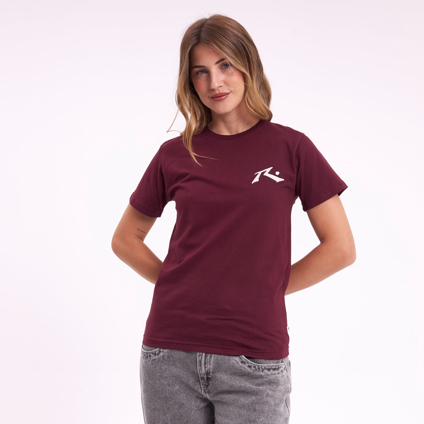 Remera Mc Rusty Competition Tee Ld Burgundy