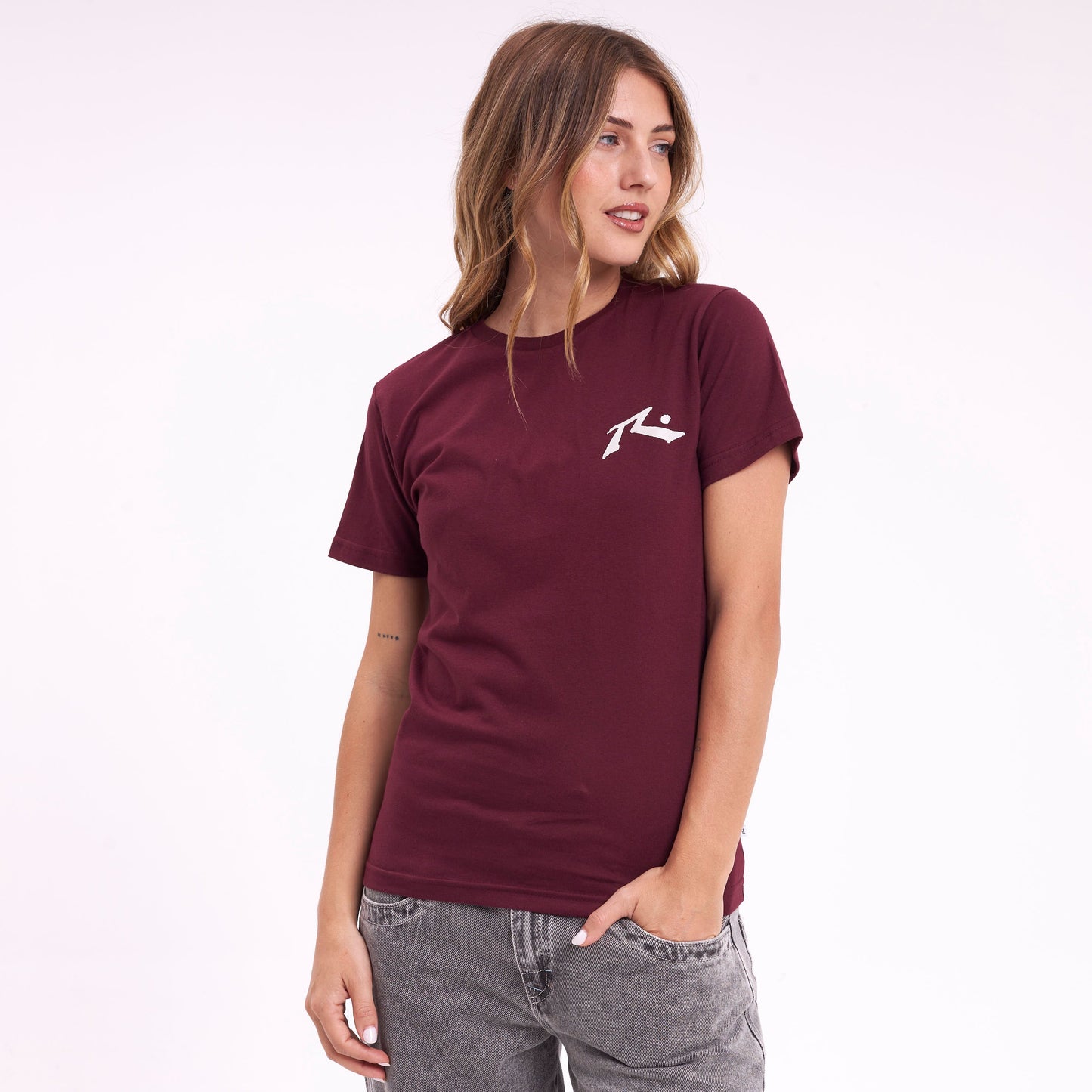 Remera Mc Rusty Competition Tee Ld Burgundy