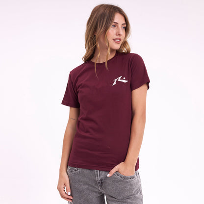 Remera Mc Rusty Competition Tee Ld Burgundy