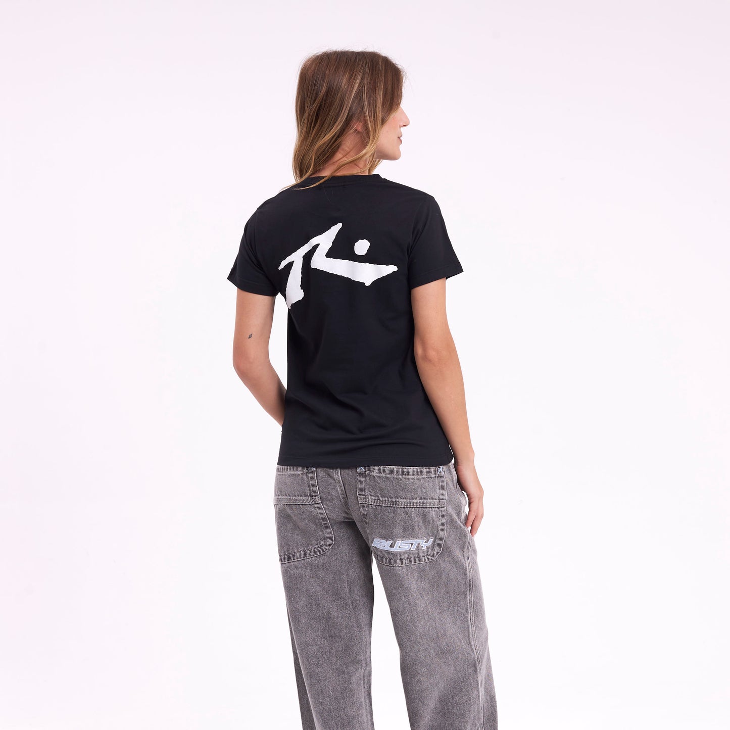 Remera Mujer Rusty Competition Negro