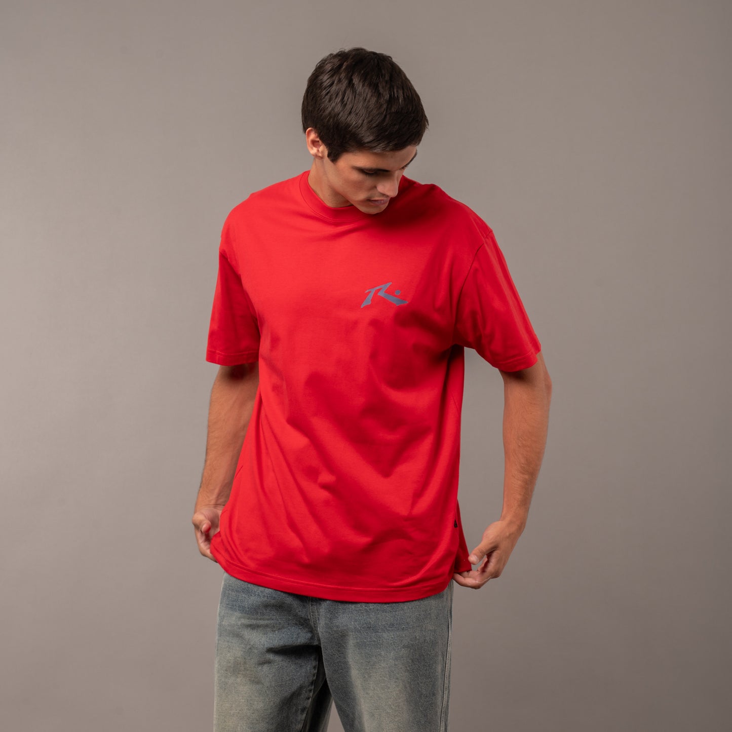 Remera Rusty Competition X Red/Navy Blue