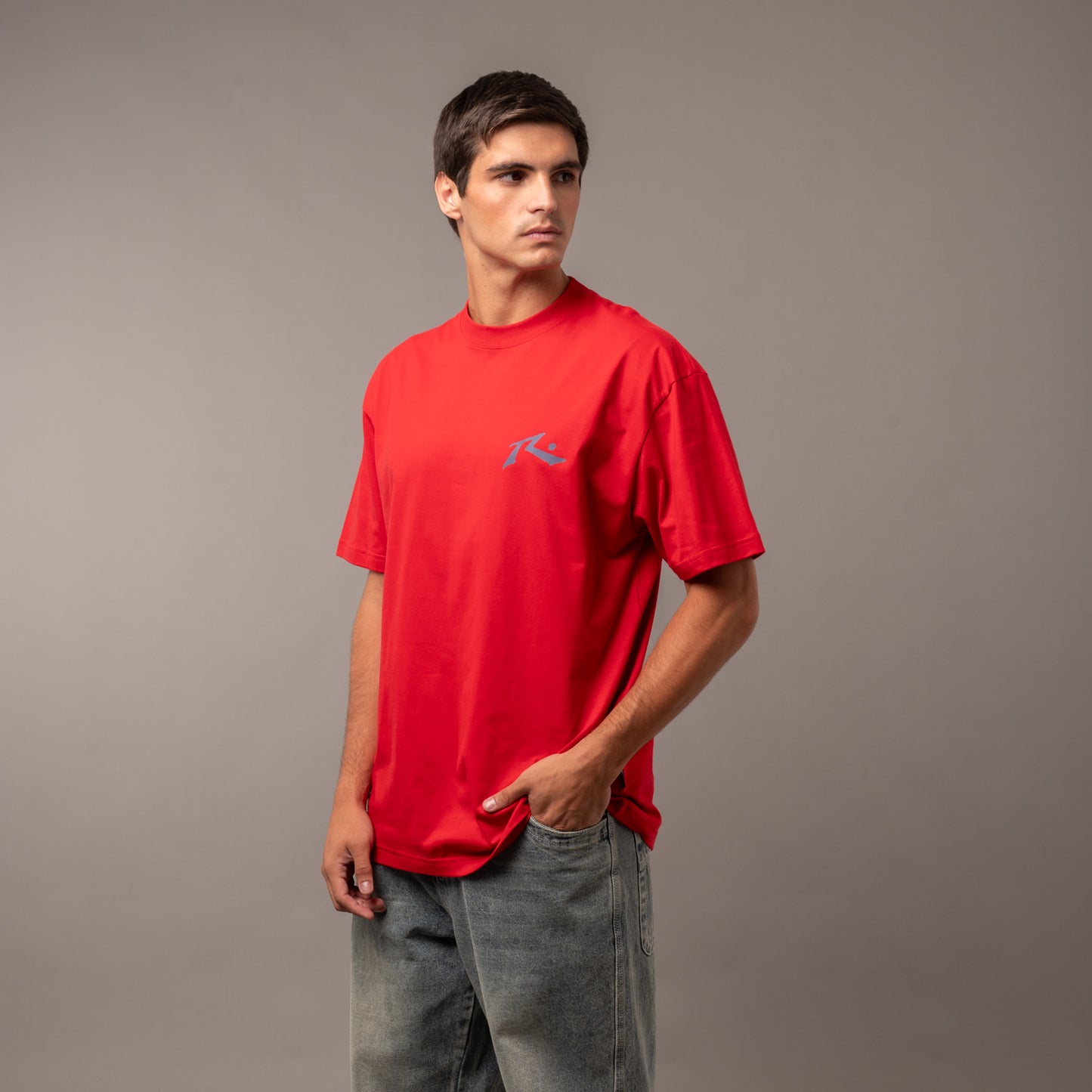 Remera Rusty Competition X Red/Navy Blue