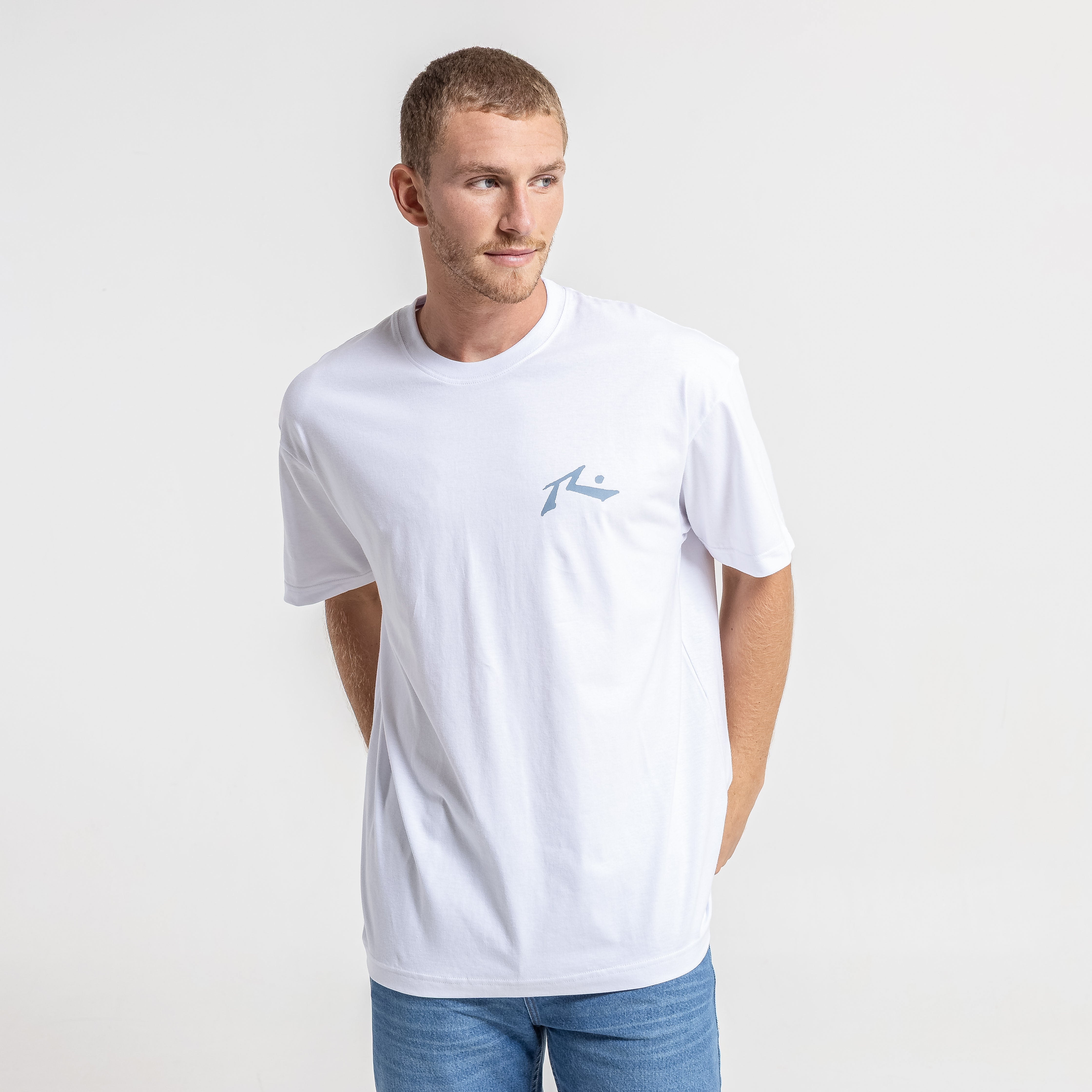 Remera Mc Rusty Competition X 2 Tee White/China Blue