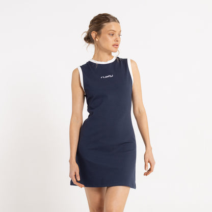Vestido Rusty Contrast Varsity Dress Ld Navy