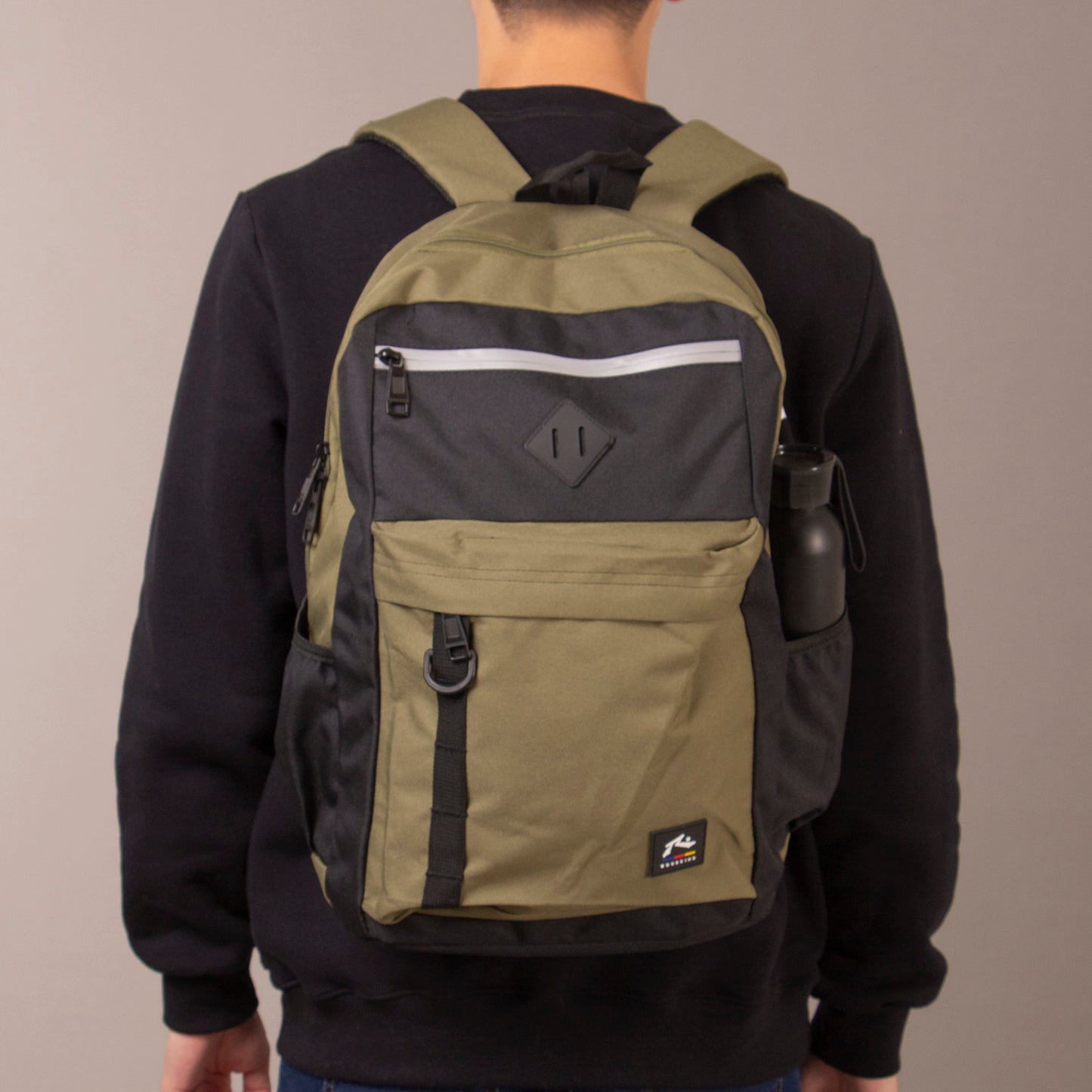 Mochila Rusty Creed Backpack Black/Army