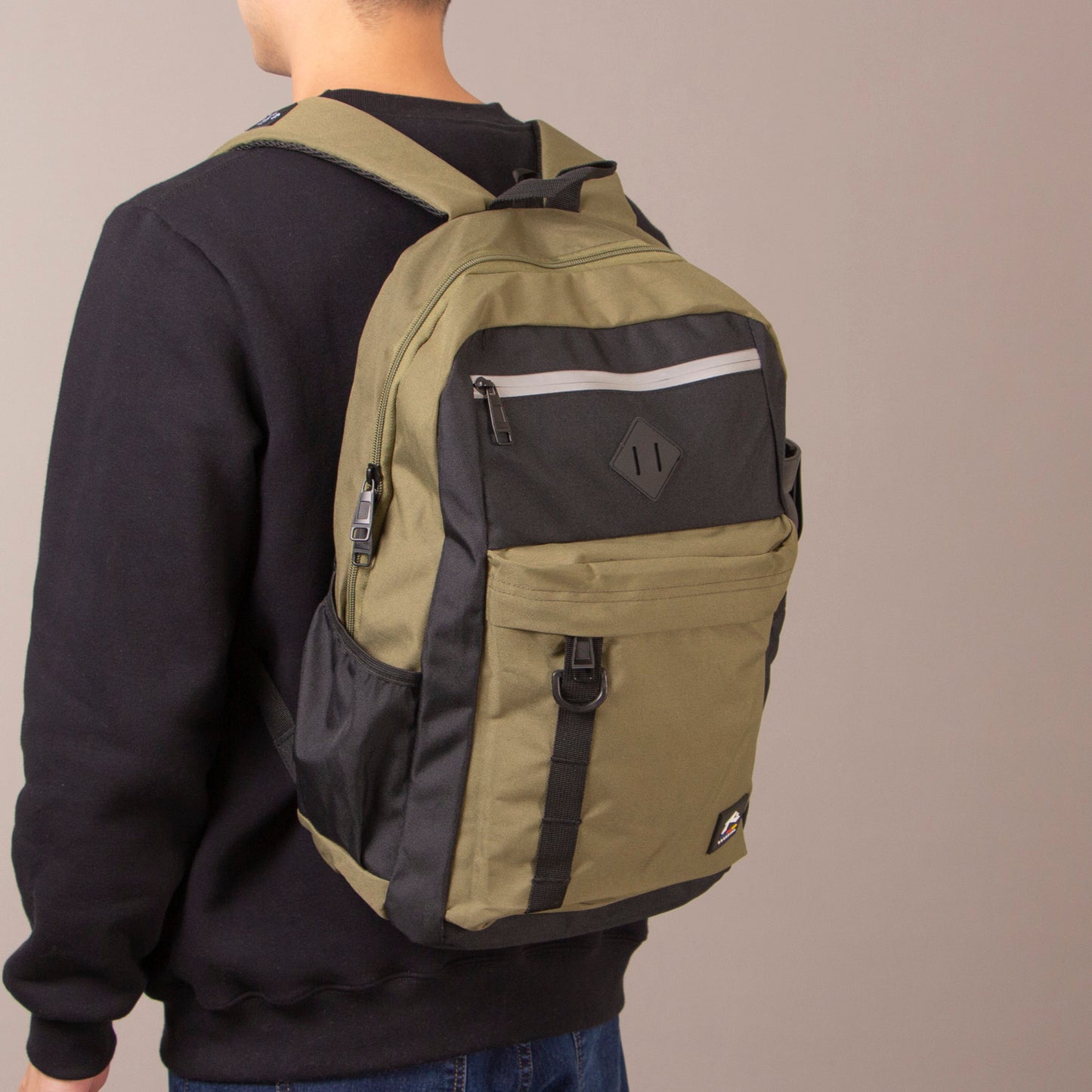 Mochila Rusty Creed Backpack Black/Army