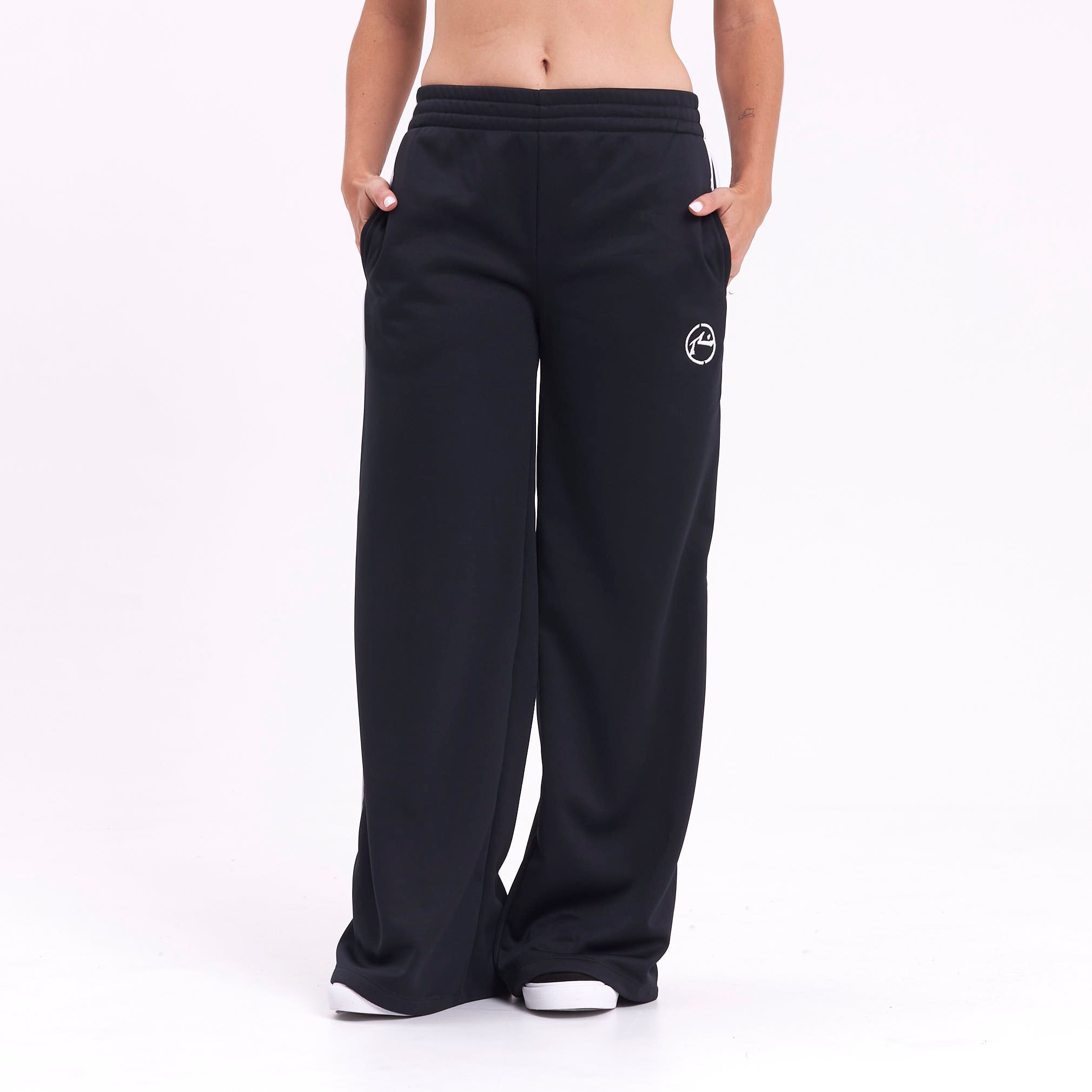 Jogging Rusty Creep Mid Rise Trackpant Ld Black