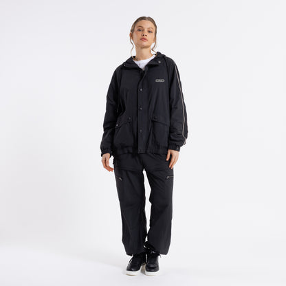 Campera Liviana Rusty Cruel Summer Windbreaker Jacket Ld Black