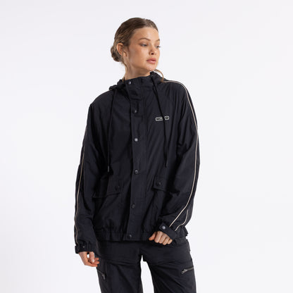 Campera Liviana Rusty Cruel Summer Windbreaker Jacket Ld Black