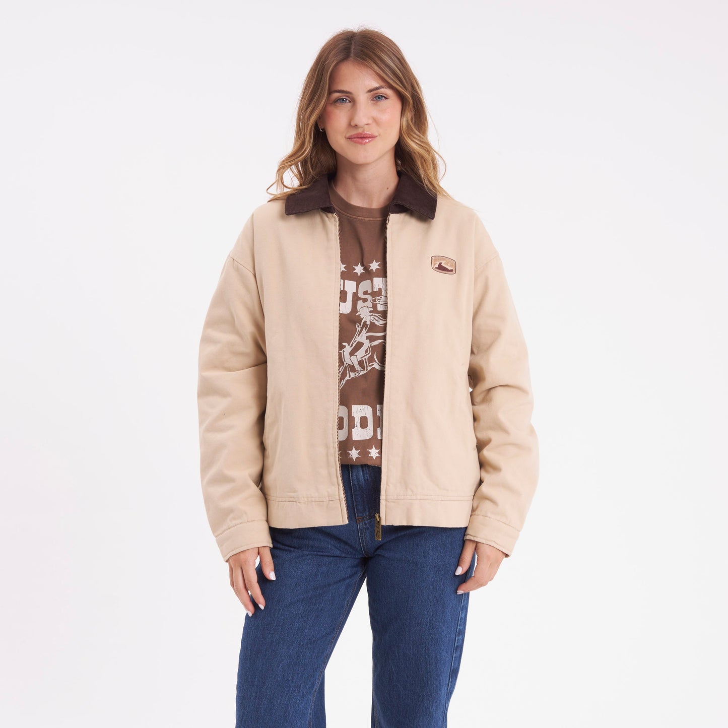 Campera Abrigo Rusty Dakota Jacket Ld Oatmilk