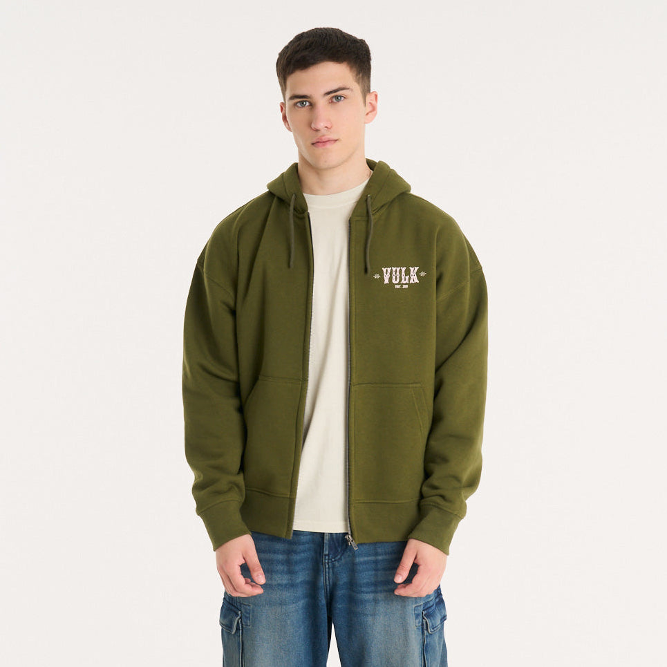 Campera Canguro Vulk Dallas Ziphood Green