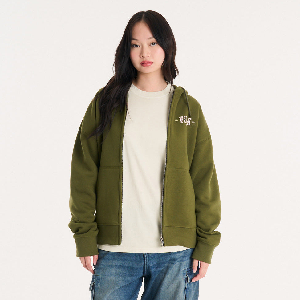Campera Canguro Vulk Dallas Ziphood Green