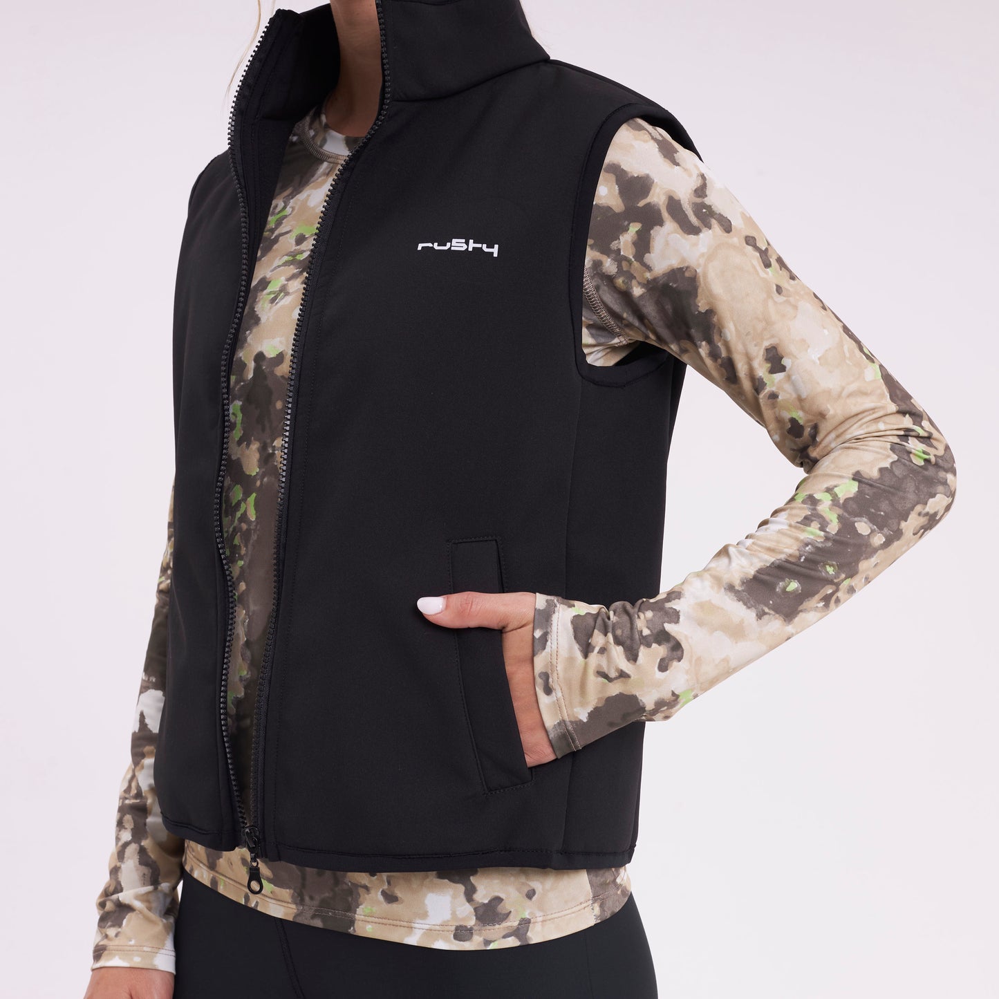 Chaleco Rusty Day Dreamer Sporty Vest Ld Black