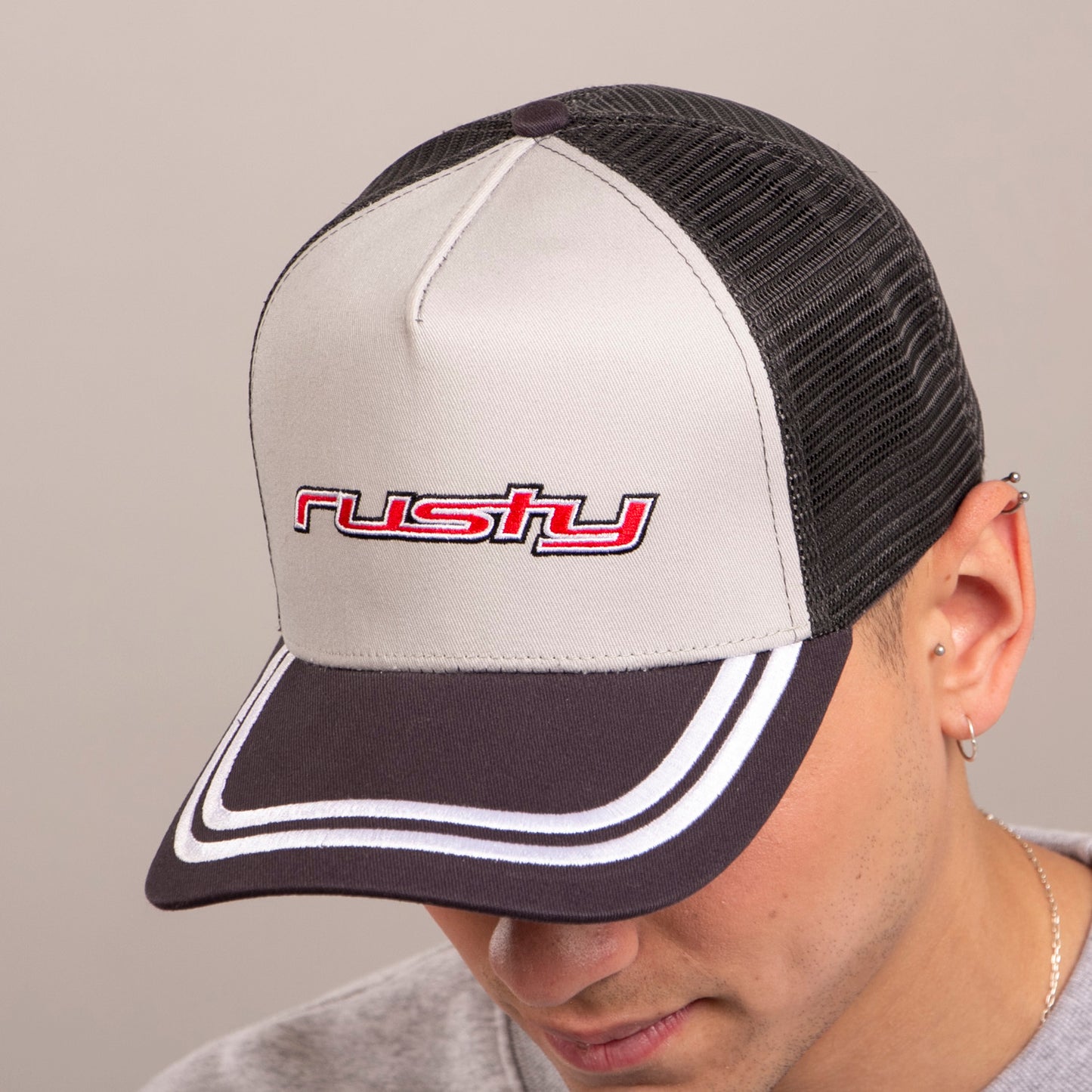 Gorra Rusty Denny Trucker Oyster