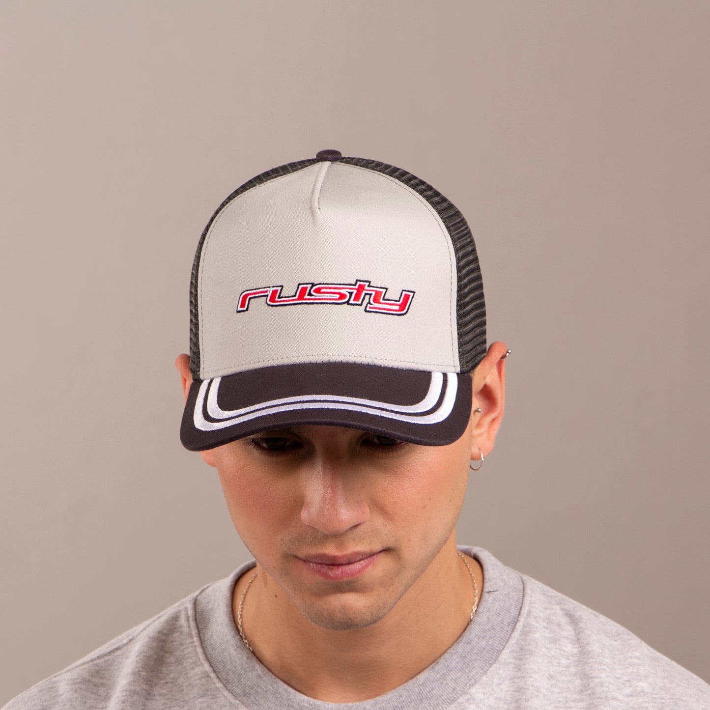 Gorra Rusty Denny Trucker Oyster