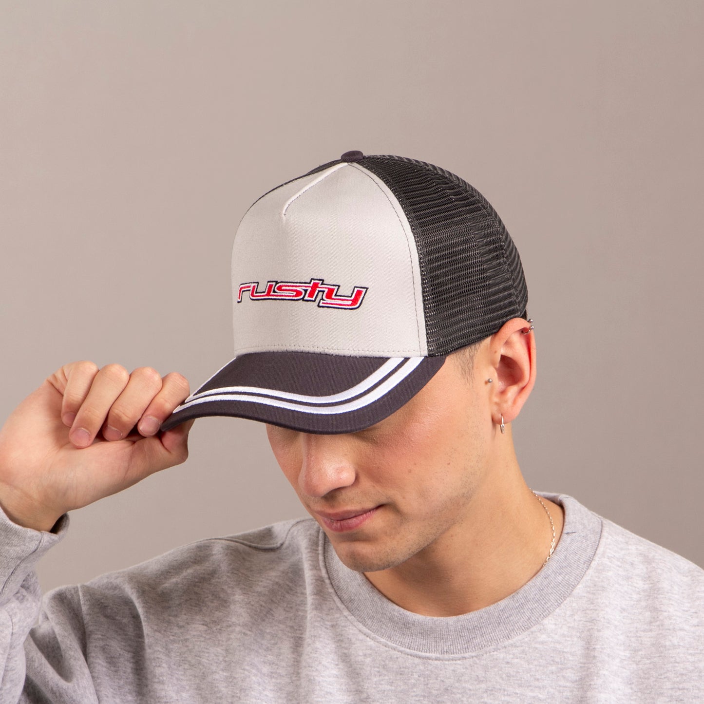 Gorra Rusty Denny Trucker Oyster