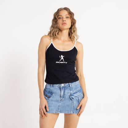 Musculosa Rusty Devil Staple Skimmer Tank Ld Black