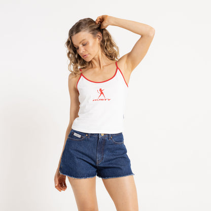 Musculosa Rusty Devil Staple Skimmer Tank Ld Snow White