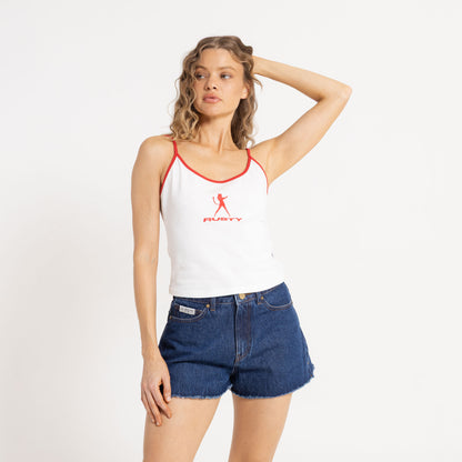 Musculosa Rusty Devil Staple Skimmer Tank Ld Snow White