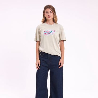 Remera Mc Rusty Diamond Flash Tee Ld Ecru