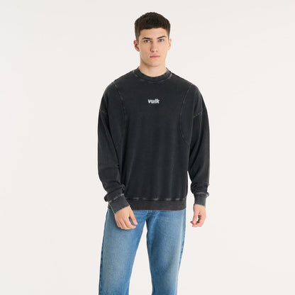 Buzo Vulk Diffuse Crew Black