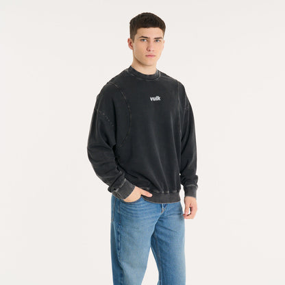 Buzo Vulk Diffuse Crew Black