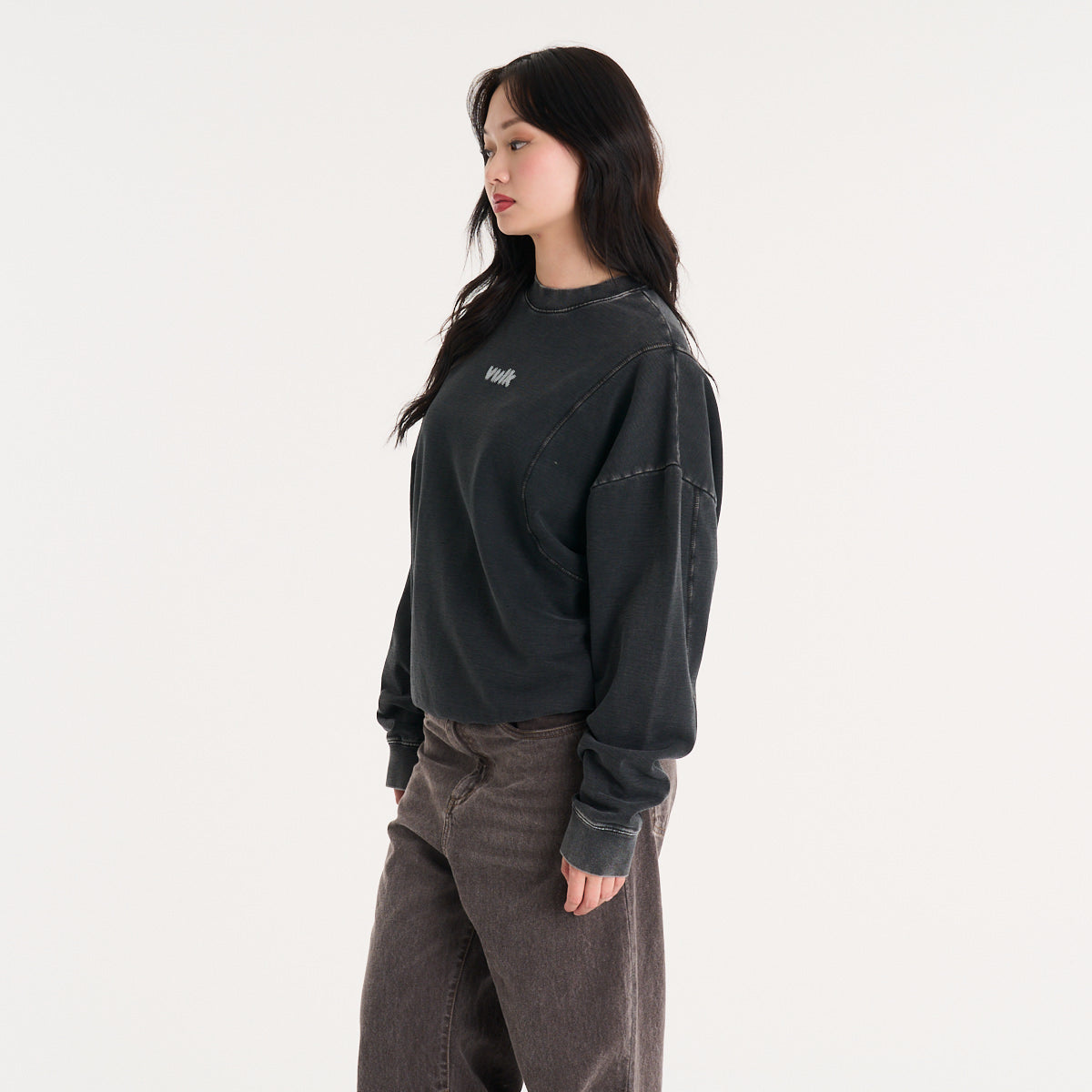 Buzo Vulk Diffuse Crew Black