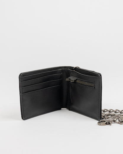 Billetera Rusty District Chain Wallet Black