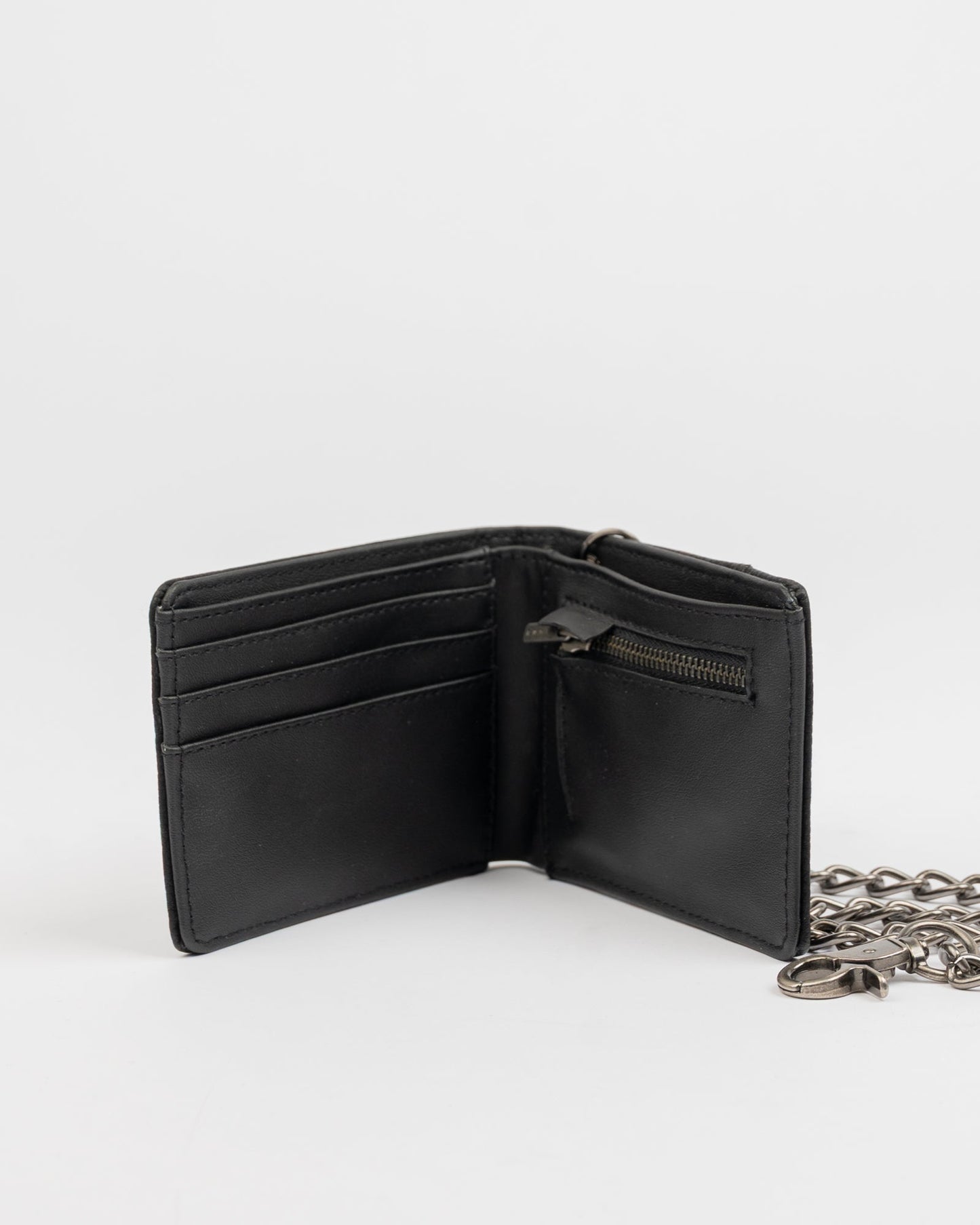 Billetera Rusty District Chain Wallet Black