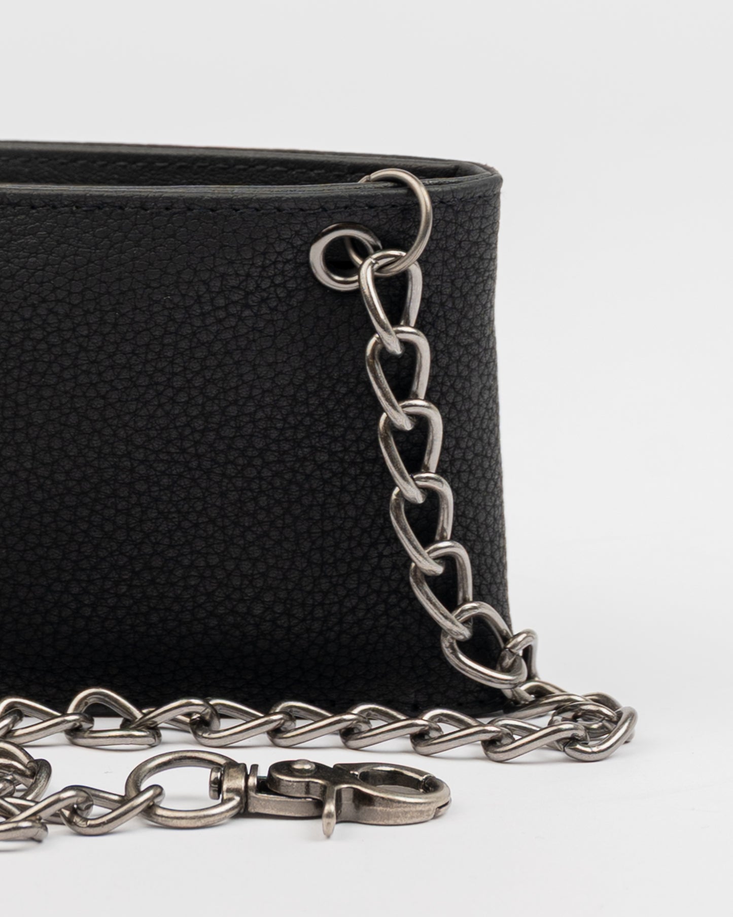 Billetera Rusty District Chain Wallet Black