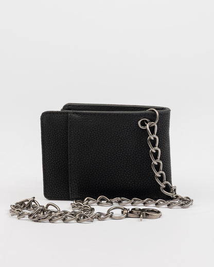Billetera Rusty District Chain Wallet Black