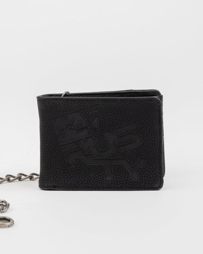Billetera Rusty District Chain Wallet Black