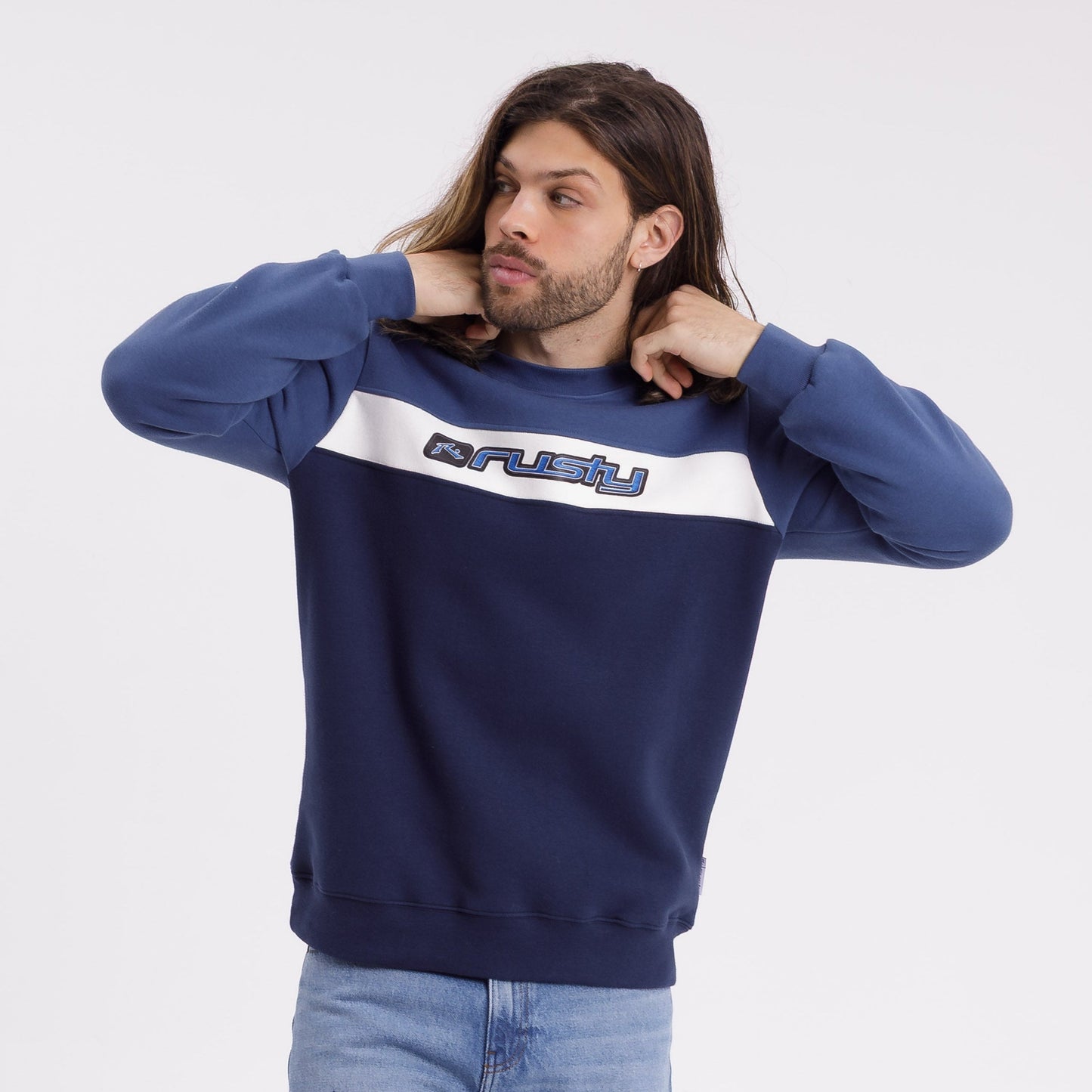 Buzo Rusty Dogtown Crew Navy Blue