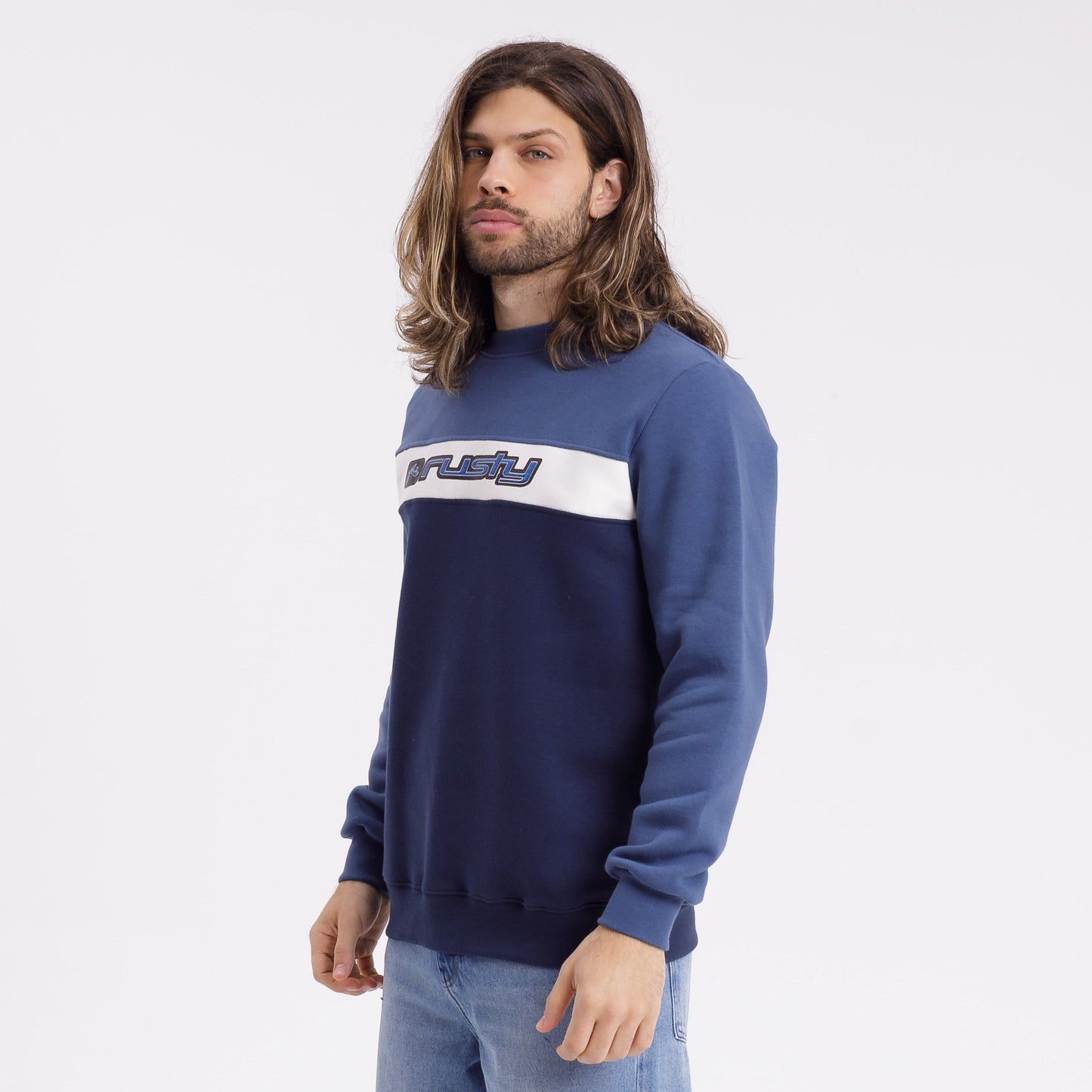 Buzo Rusty Dogtown Crew Navy Blue